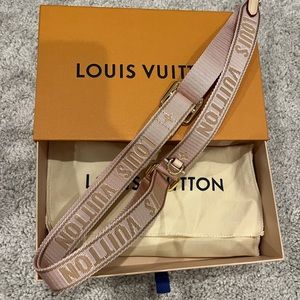 Authentic Louis Vuitton adjustable jacquard strap